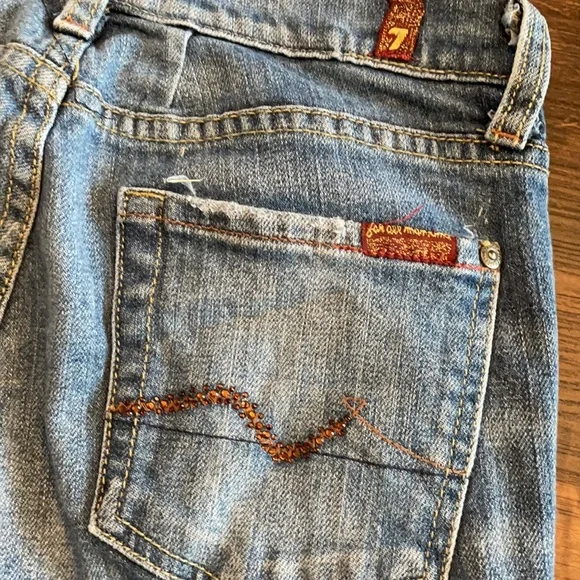 7FAMK Cutoff Jean Shorts - Picture 4 of 9